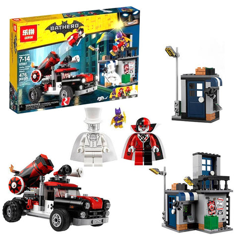 Batman: Batgirl vs Harley Quinn Cannonball Attack Building Blocks - 07097