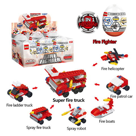 Super Fire Fighter Engine Truck - Mini Building Blocks