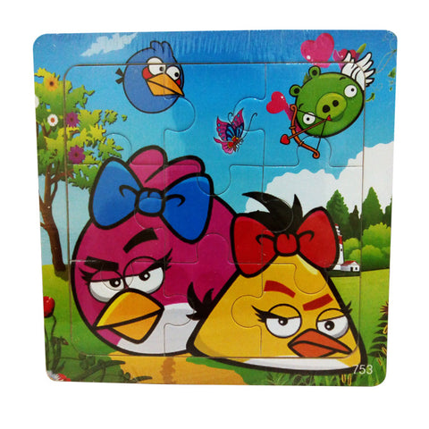 Wooden Jigsaw Puzzle - Angry Birds - 5.75 inch