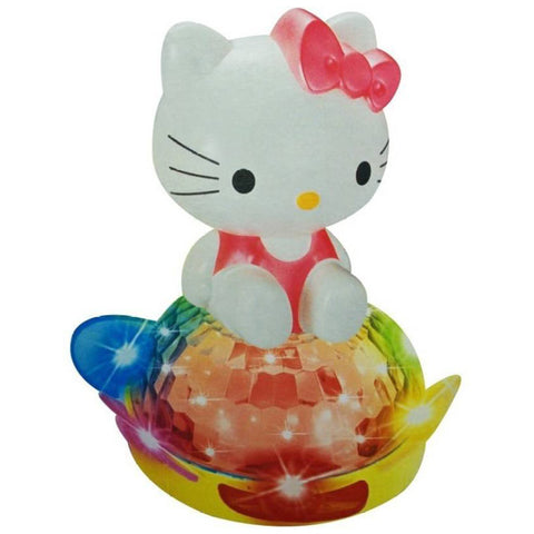 Hello Kitty Cat Bump and Go Spin Toy with Lights and Sound