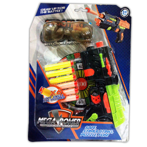 Mega Power Police Force Soft Bullet Dart Gun