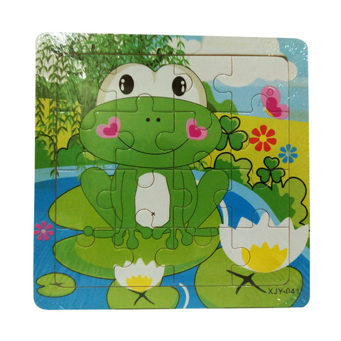 Frog - Wooden Jigsaw Puzzle - 6 inch