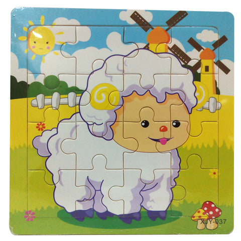 Sheep - Wooden Jigsaw Puzzle - 6 inch