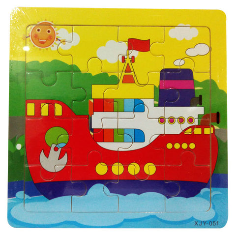 Boat Ship - Wooden Jigsaw Puzzle - 6 inch