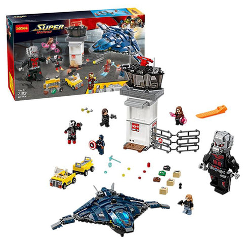 Avengers: Civil War: Super Hero Airport Battle Buidling Blocks Set - 7123