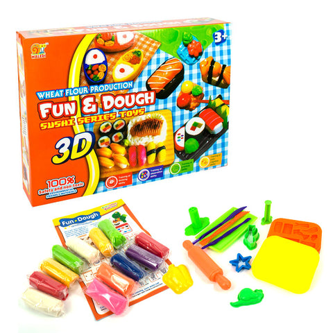 Fun & Dough Sushi Series Wheat Flour Clay Set