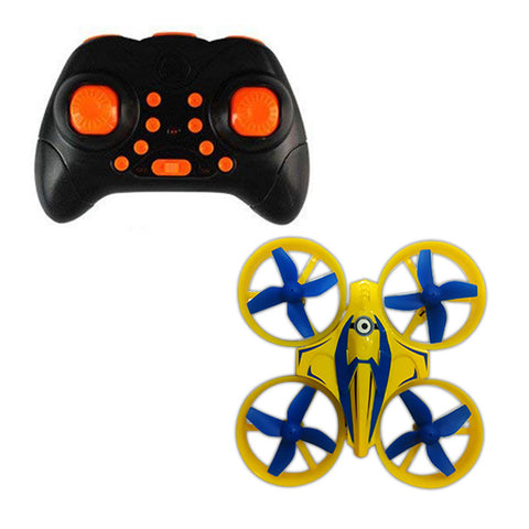 RC - Minion Mini Flying 6 Axis Gyro Drone - 2.4 GHz - 8cm