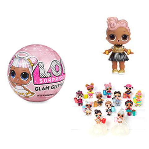 LOL Surprise Glam Glitter Balls - Under Wraps Edition 7 Surprises Set