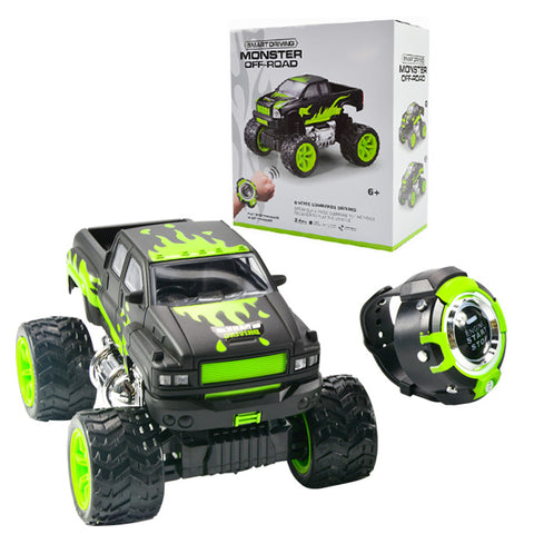 Monster Off-Road rc Truck with Smart Watch Voice Control - 1/18 Scale - 2.4GHz