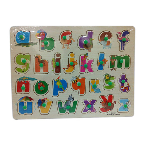 Small Alphabets ABC Learning Wooden Puzzle