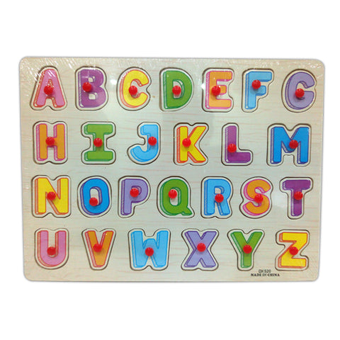 Funny ABC Capital Alphabets Learning Wooden Puzzle