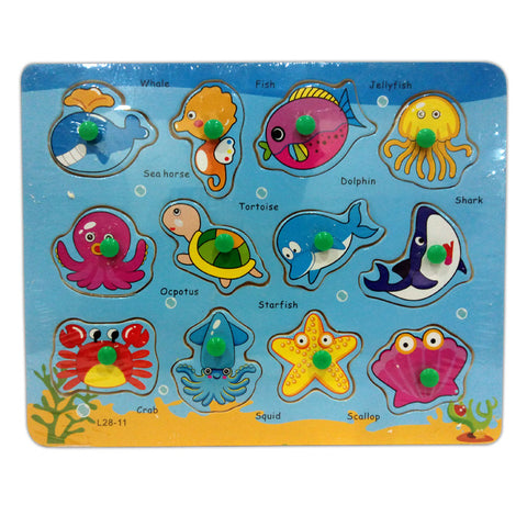 Baby Sea Animals Wooden Puzzle