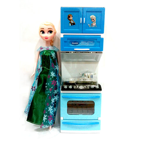 Frozen Kitchen Set with Princess Elsa Doll - Regular