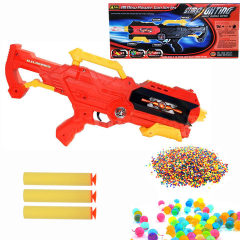 Star Fighting: Orbeez Water Bullets & Soft Nerf Foam Dart Bullet Toy Gun