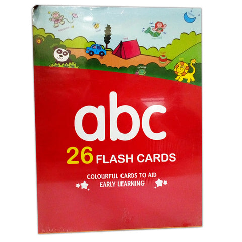 English Learning - Small Alphabets ABC Flash Cards - 26 pcs