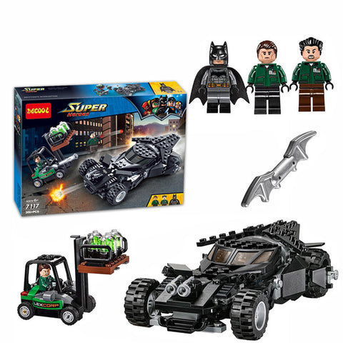 Decool - DC Super Heroes: Batman and Kryptonite Interception Batmobile Building Blocks Set - 7117