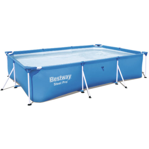 Bestway - Rectangular Above Ground Steel Pro Frame Swimming Pool - 13 ft - 56424