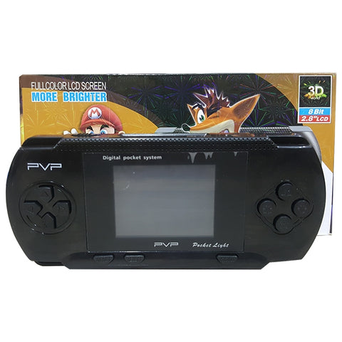 PVP Station Pocket Light 3000 - 8 Bit Portable Handheld Video Game - Black