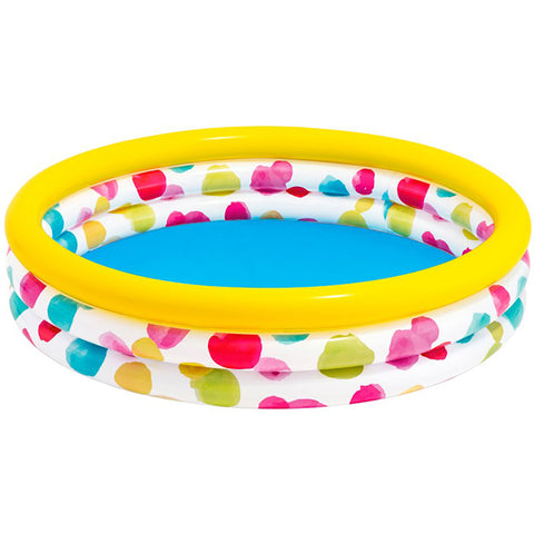 Intex ? Wild Geometry 3 Ring Yellow Swimming Pool ? 5 ft - 58439