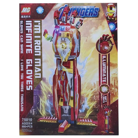 Marvel Avengers: Endgame: Iron Man Infinity Power Gauntlet Building Blocks - 75010