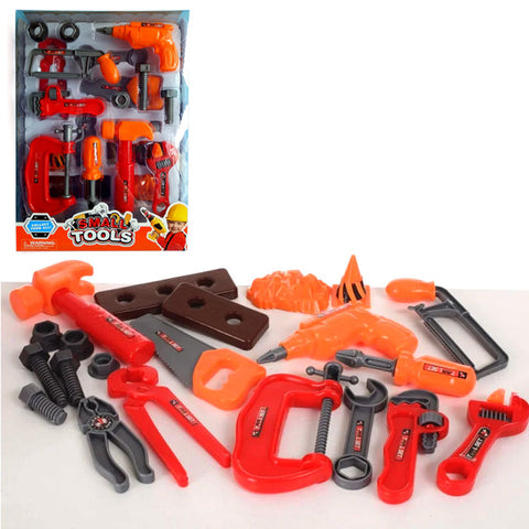 Small Handyman Workshop Tools Play Set for Kids - 36 pcs