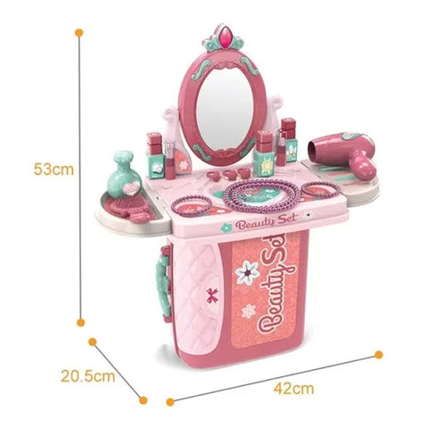 Portable Beauty Dressing Table Briefcase Play Set - 20 inches