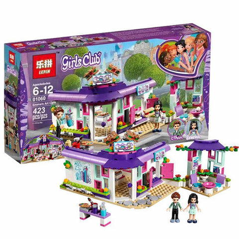 Lepin - Friends: Emma's Art Cafe Building Blocks Set - 01060