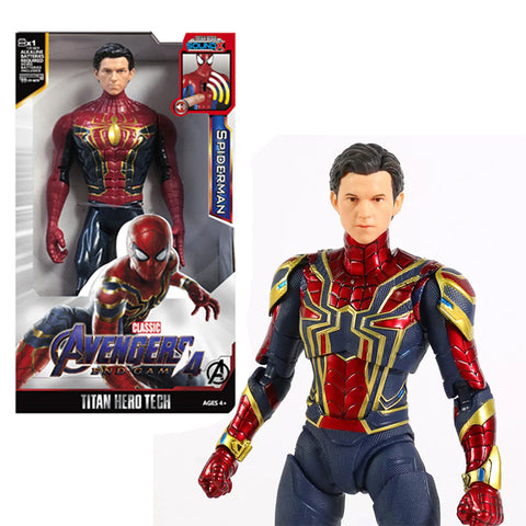 Spiderman Peter Parker Un Mask Action Figure - 11 Inches