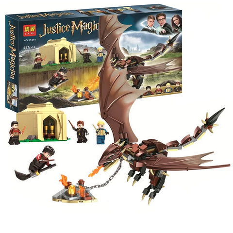 Bella: Justice Magician Harry Potter and the Golblet Of Fire Hungarian Horntial Triwizard Challenge Building Blocks No.11341