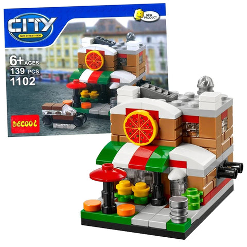 Jisi Architect - 1102 Pizza Place Mini Building Blocks 1102