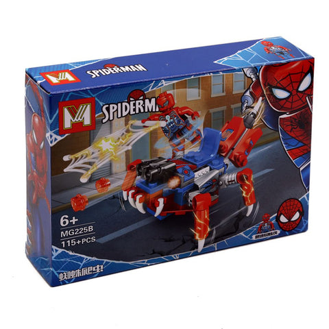 Spiderman Spider Building Blocks Set For kids MG225B - 115pcs