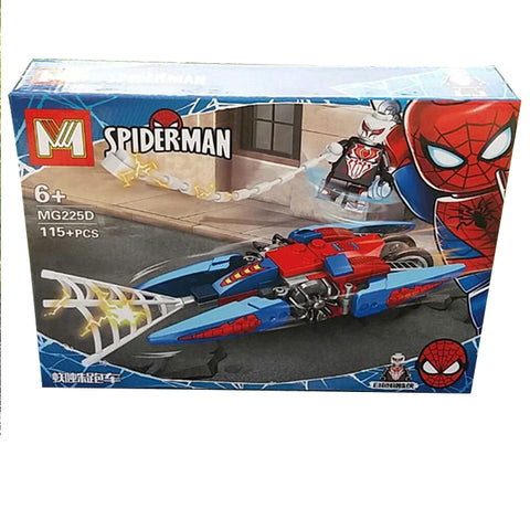 Spiderman Spider Building Blocks Set For kids MG225D - 115pcs