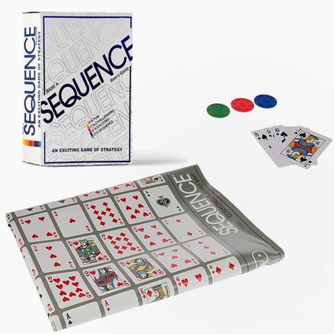 Sequence Strategy Board Game - (Plastic Mat Edition)