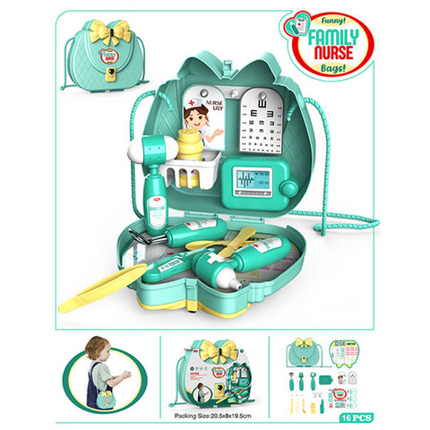 New Portable briefcase Nurse Play Sets - 16pcs