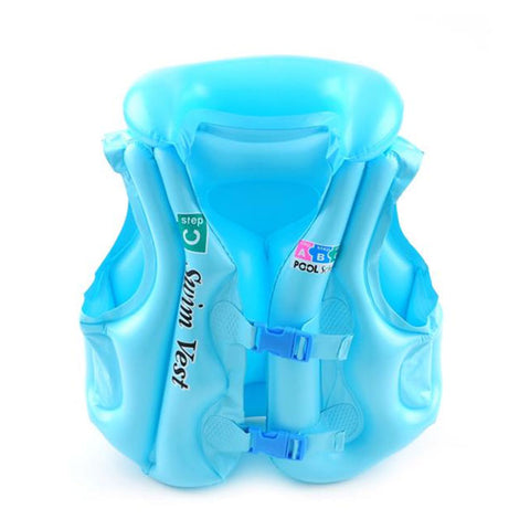 Inflatable Swimming Pool Vest Jacket for Kids - 18 inches - Blue