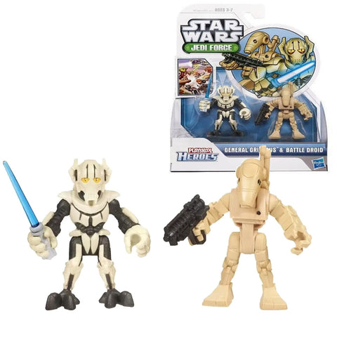 Playskool Heroes, Star Wars, Jedi Force Figures, General Grievous and Battle-Droid