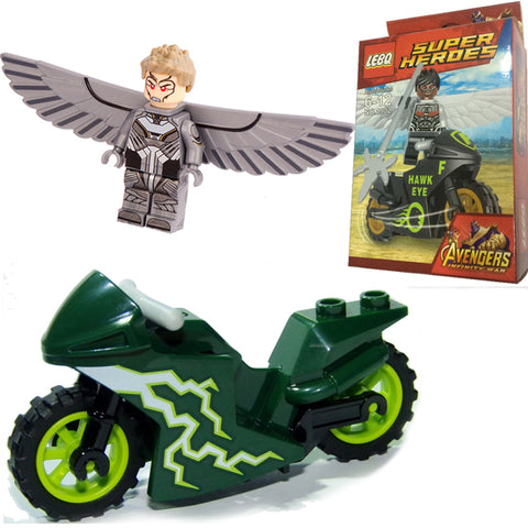 Super Heroes - Marvel Avengers Hawk EYE Building block with Motor Bike No Ratings