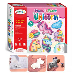 Mould And Paint Unicorn Fridge Magnet - Craft Kit