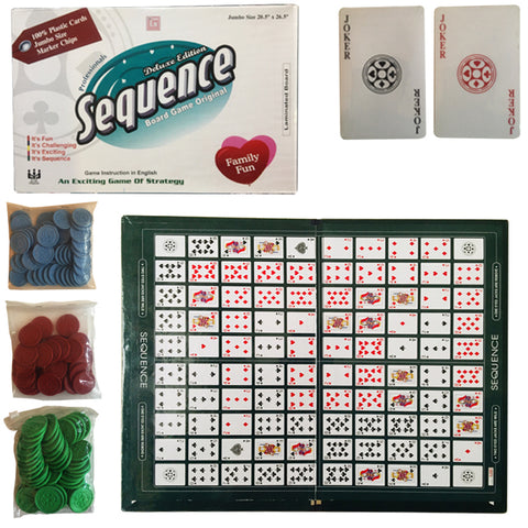 Sequence Board game Deluxe Jumbo Edition Local Made Item - 4488