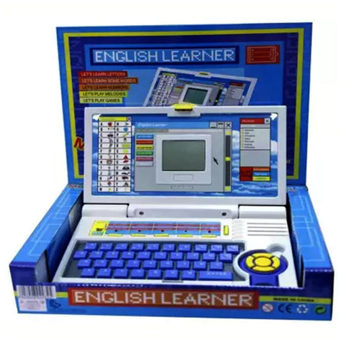 English Learning Laptop - 20 Activities Mouse Control Educational Toy for Kids