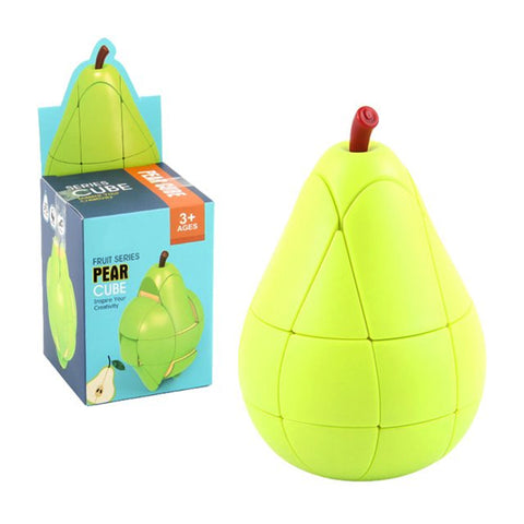 Rubik's Cube Fruits Series Pear Shape Magic Cube Special For Kids - Green