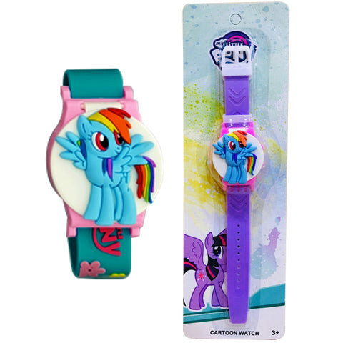 My Little Pony Cartoon Wrist Watch For Girls - Pink