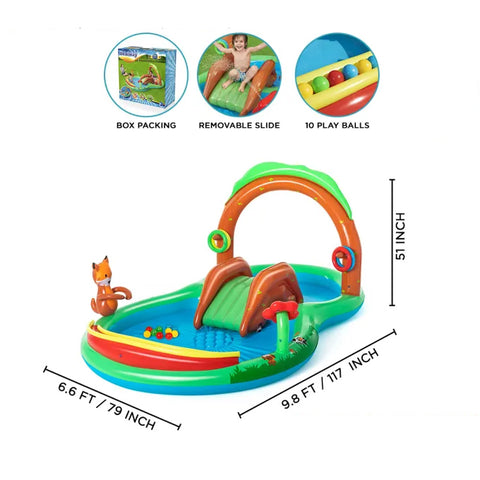 Bestway 53093 Friendly Woods Play Center Pool Kids