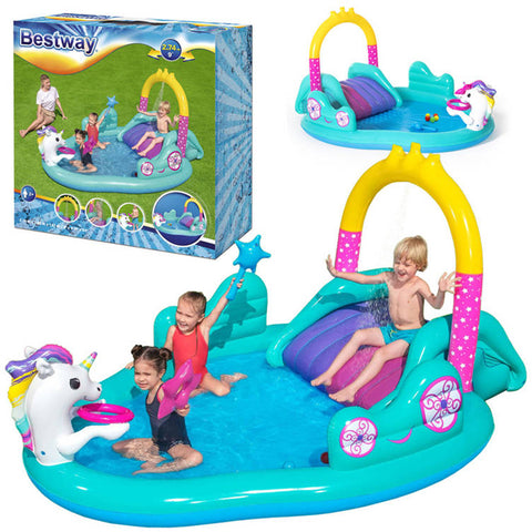 Bestway 53097 Inflatable pool MAGICAL UNICORN CARRIAGE 274 x 198 x 137 cm