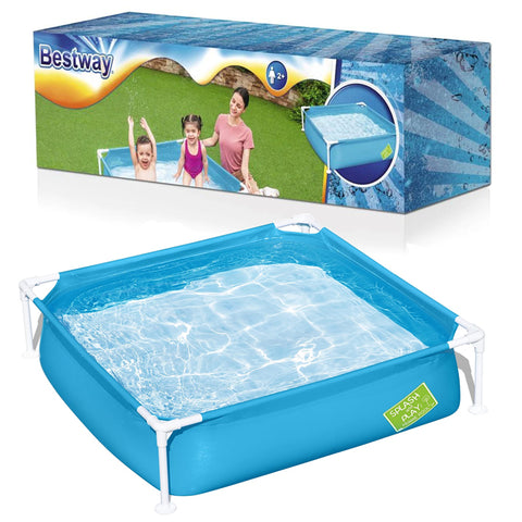 Bestway 56217 My First Frame Pool for Kids - 48" x 48" x 12"/1.22m x 1.22m x 30.5cm