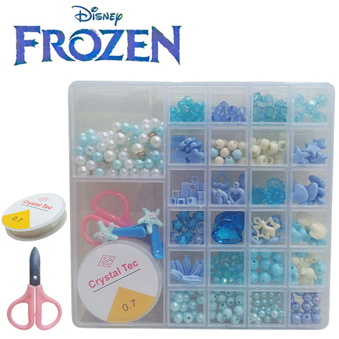 Disney Frozen Princess Elsa Creative Sting Beads Jewelry Activity Set