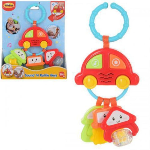 Win-Fun Light N Sound Rattle Keys Toy Set For New Born Baby - 0628