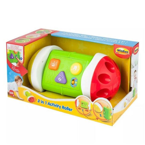 Win-Fun 3 in1 Activity Roller Toy Set For Kids - 0758