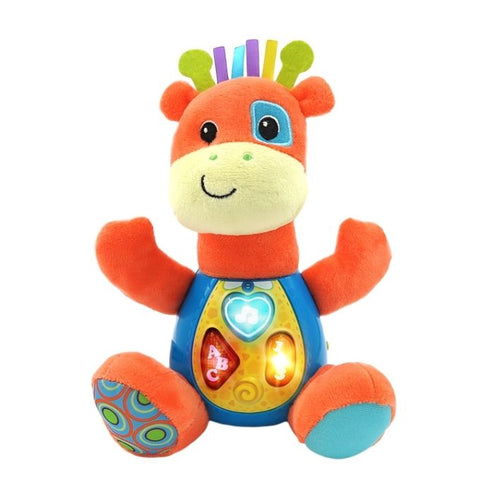 Win-Fun Sing &amp; Learn Animal Pal Giraffe Stuffed Toy For Kids - 0688