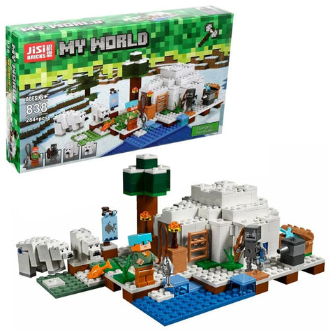 My World The ice House Building Building Blocks Toy Set For Kids - 838 - 278+ pcs